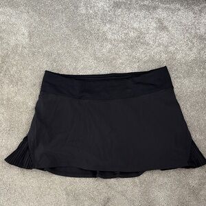 Black Lululemon Tennis Skirt